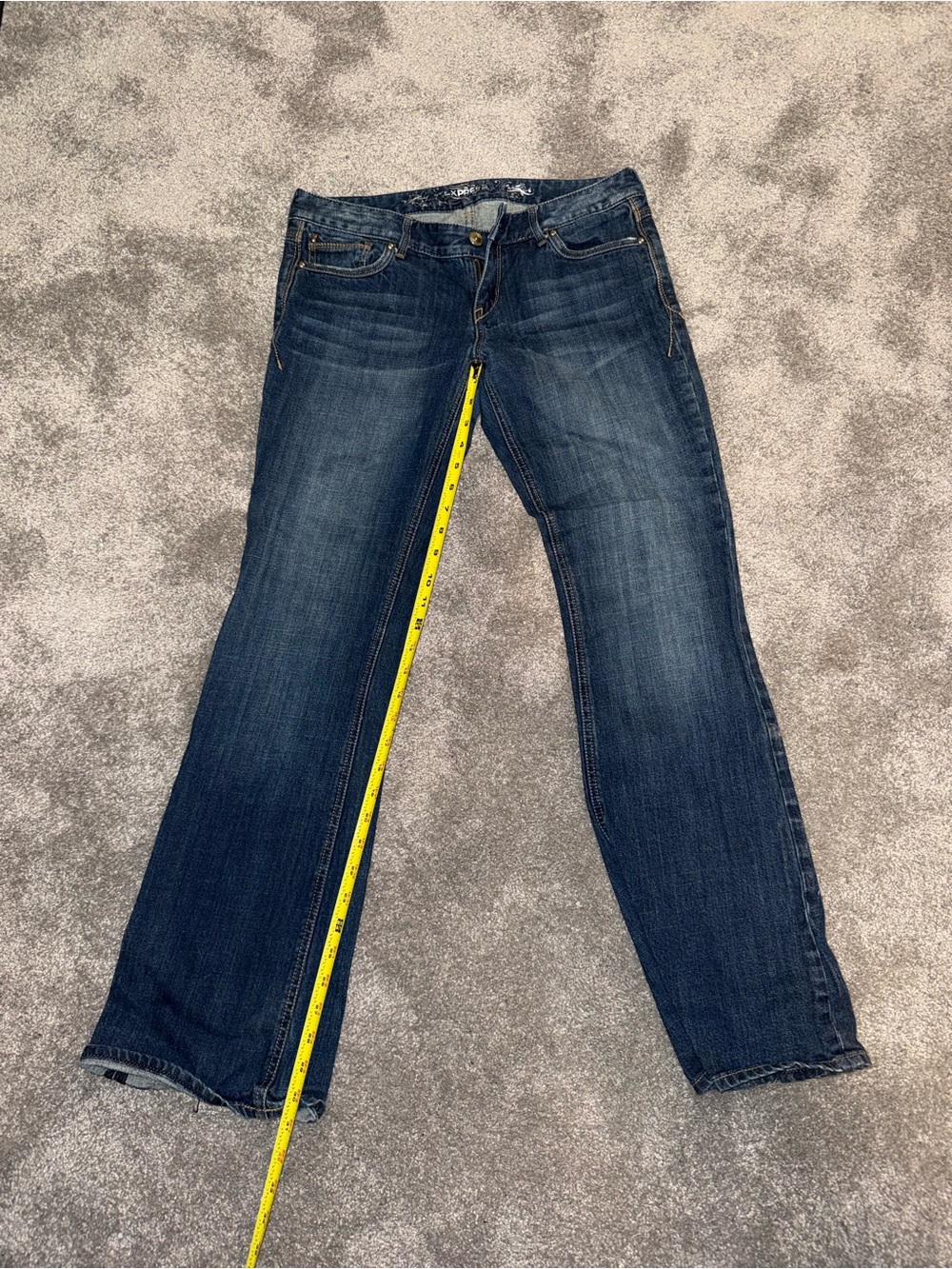 Express Stella Women's Dark Blue Bootcut Jeans - Classic Denim